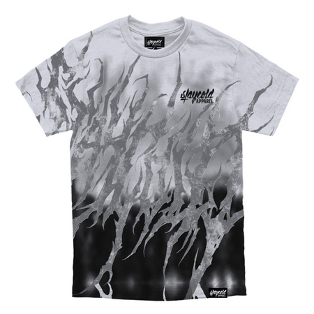 T-Shirt Manches courtes  de Stay Cold Apparel - Hellwire (grey) - Regular T-Shirt (200GSM) - M à XXL - pour Homme - gris/noir - Stay Cold Apparel - View 2