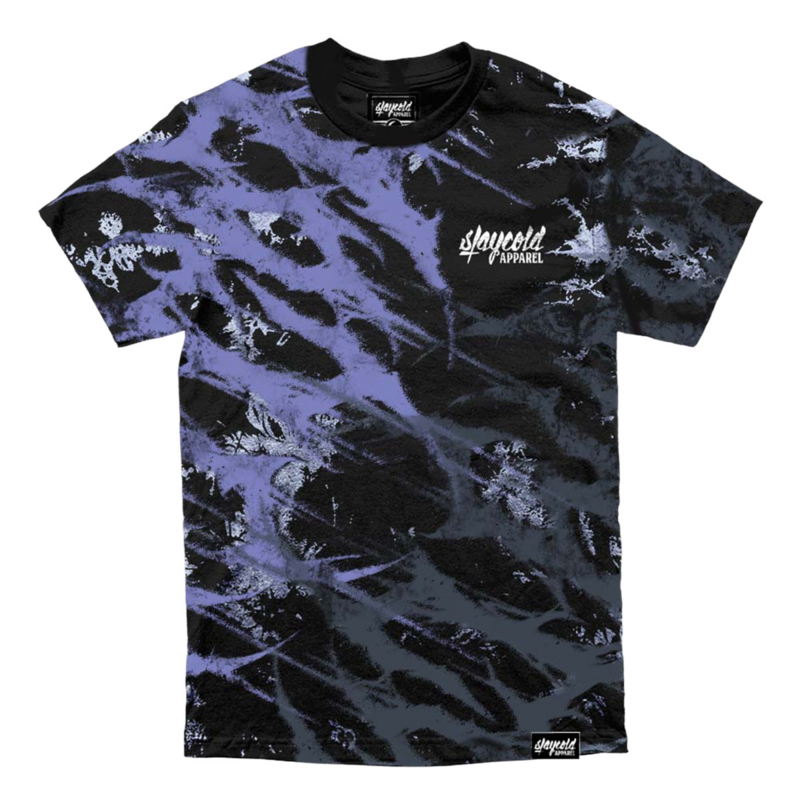 T-Shirt Manches courtes  de Stay Cold Apparel - Nightbreed (purple tie dye) - Regular T-Shirt (200GSM) - S à 3XL - pour Homme - noir/lilas - Stay Cold Apparel - View 2