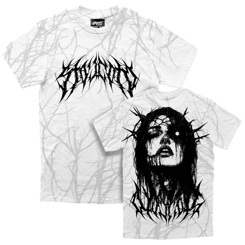 T-Shirt Manches courtes  de Stay Cold Apparel - Graveborn (white) - Regular T-Shirt (200GSM) - M à 3XL - pour Homme - blanc - Stay Cold Apparel