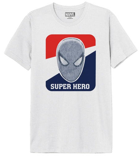 T-Shirt Manches courtes Disney de Spider-Man - Superhero - S à XXL - pour Homme - blanc - Spider-Man