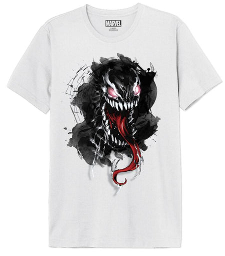 T-Shirt Manches courtes Disney de Spider-Man - Venom Explodes - S à XXL - pour Homme - blanc - Spider-Man