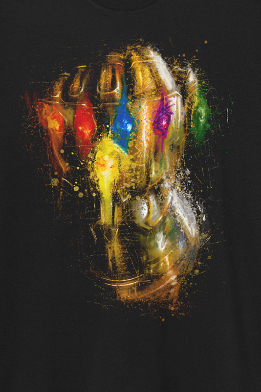 T-Shirt Manches courtes Disney de Spider-Man - Destroy Gauntlet - S à XXL - pour Homme - noir - Spider-Man - View 2