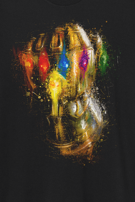 T-Shirt Manches courtes Disney de Spider-Man - Destroy Gauntlet - S à XXL - pour Homme - noir - Spider-Man - View 2