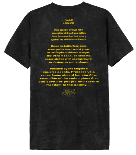 T-Shirt Manches courtes Disney de Star Wars - Épisode 1 - S à XXL - pour Homme - noir - Star Wars - View 2