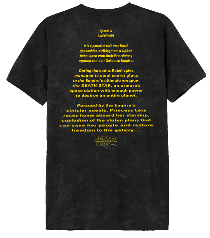 T-Shirt Manches courtes Disney de Star Wars - Épisode 1 - S à XXL - pour Homme - noir - Star Wars - View 2