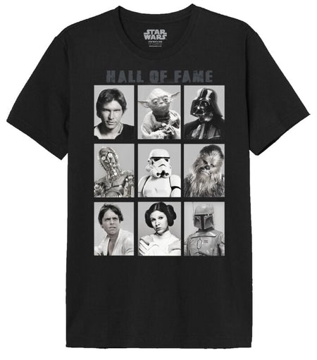 T-Shirt Manches courtes Disney de Star Wars - Hall Of Fame 1977 - S à M - pour Homme - noir - Star Wars