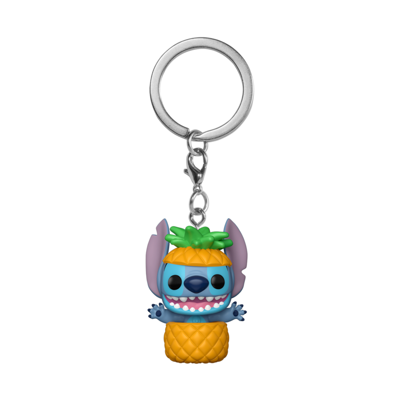 Porte-Clefs Pocket Pop! Disney de Lilo & Stitch - Stitch dans Ananas (Pop! Keychain) - pour Indifférent - Standard - Lilo & Stitch - View 2