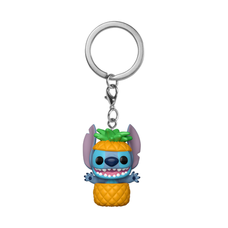 Porte-Clefs Pocket Pop! Disney de Lilo & Stitch - Stitch dans Ananas (Pop! Keychain) - pour Indifférent - Standard - Lilo & Stitch - View 2
