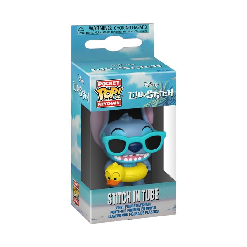 Porte-Clefs Pocket Pop! Disney de Lilo & Stitch - Stitch avec Bouée (Pop! Keychain) - pour Indifférent - Standard - Lilo & Stitch