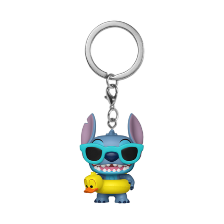 Porte-Clefs Pocket Pop! Disney de Lilo & Stitch - Stitch avec Bouée (Pop! Keychain) - pour Indifférent - Standard - Lilo & Stitch - View 2