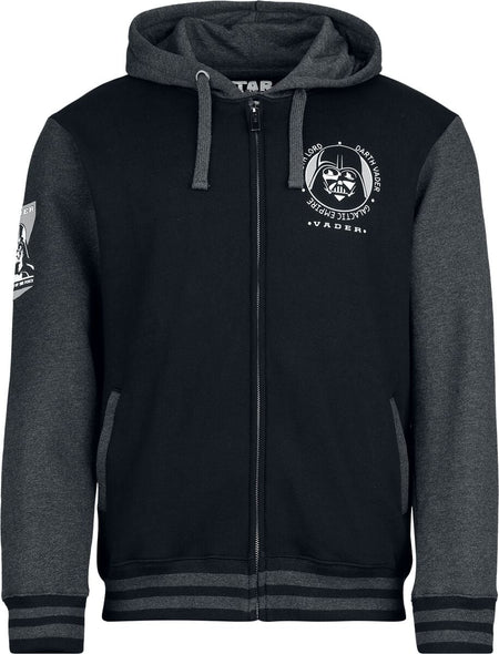 Sweat-shirt zippé à capuche Disney de Star Wars - Vader Defend - S à XXL - pour Homme - noir - Star Wars