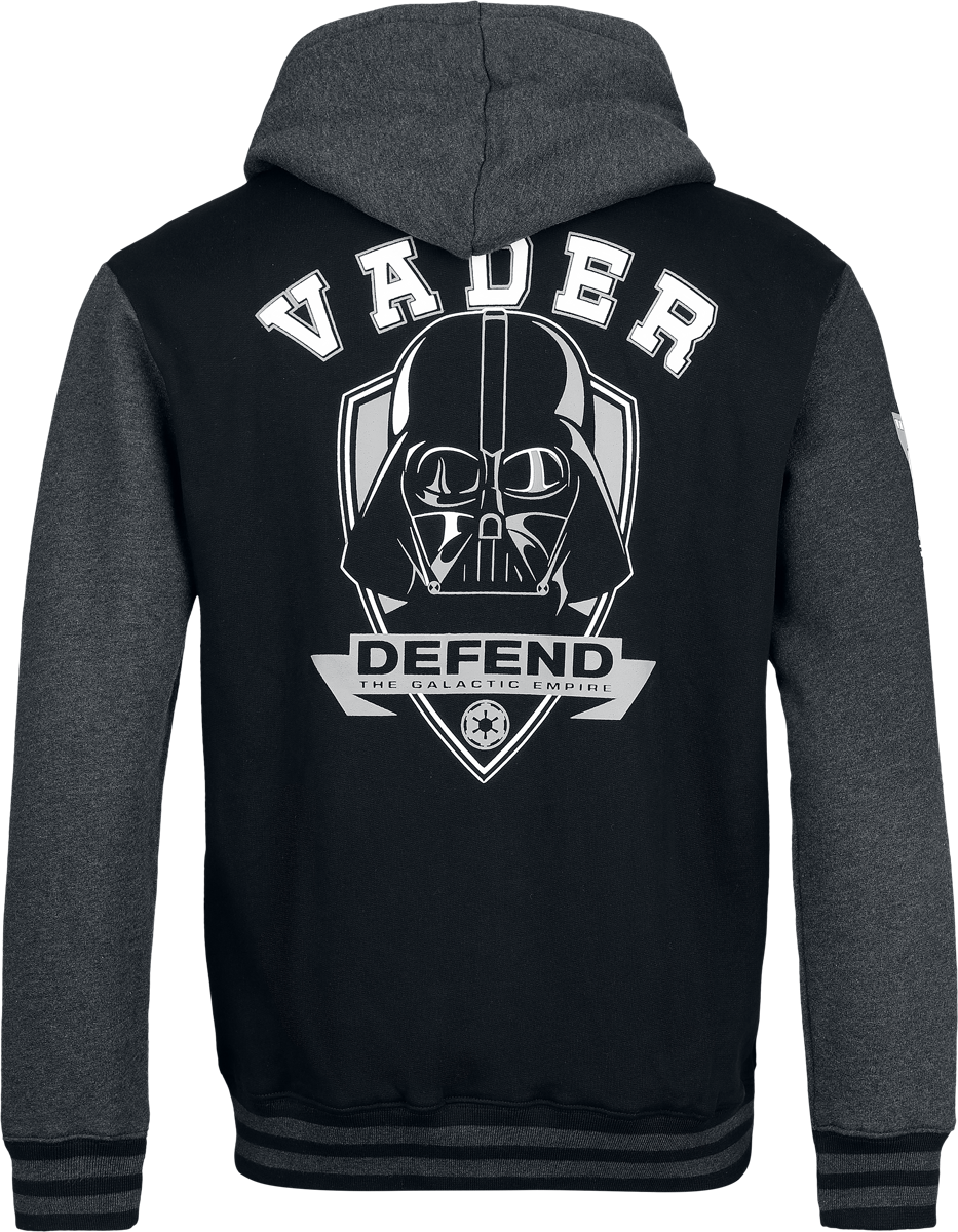 Sweat-shirt zippé à capuche Disney de Star Wars - Vader Defend - S à L - pour Homme - noir - Star Wars - View 2