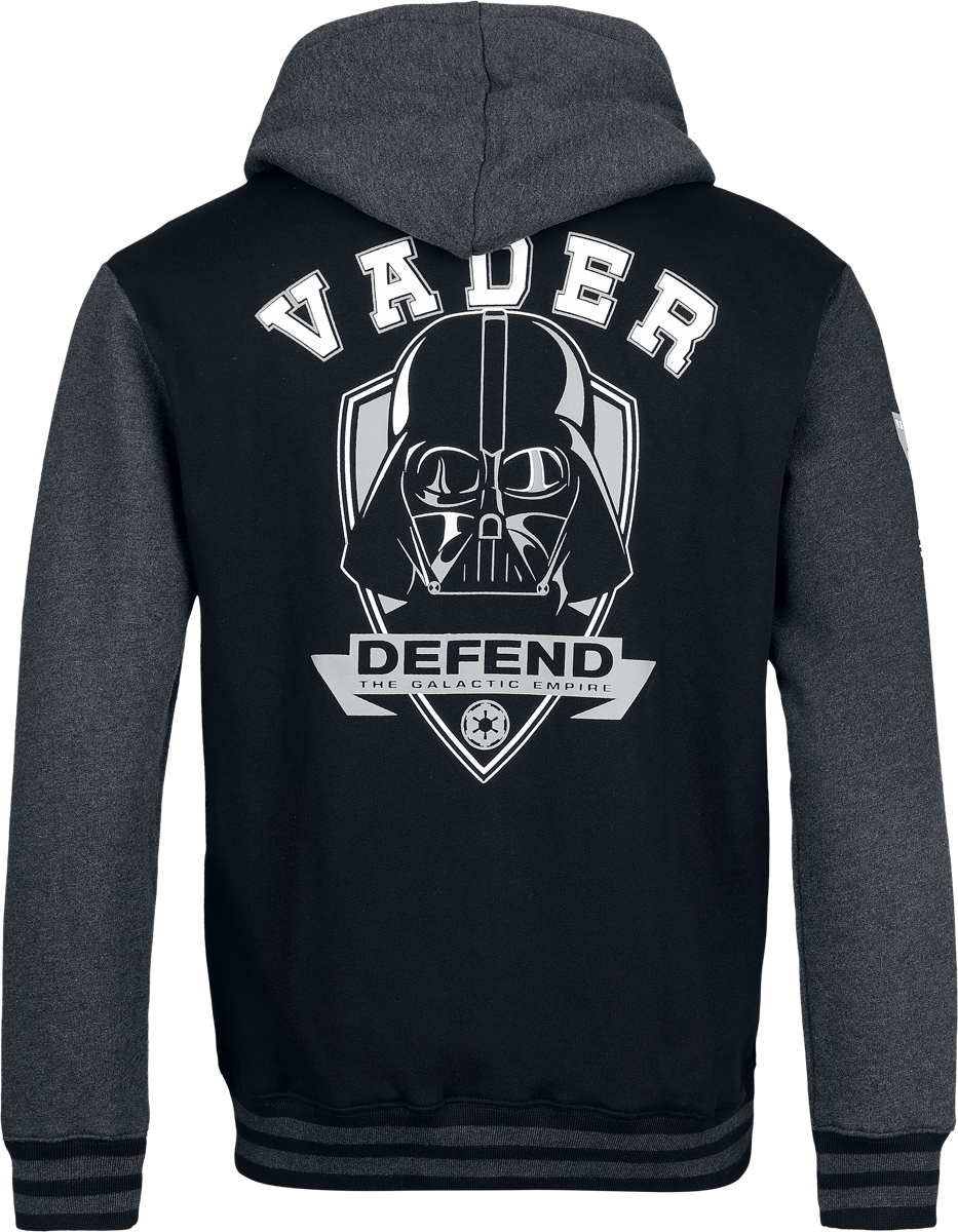 Sweat-shirt zippé à capuche Disney de Star Wars - Vader Defend - S à XXL - pour Homme - noir - Star Wars - View 2