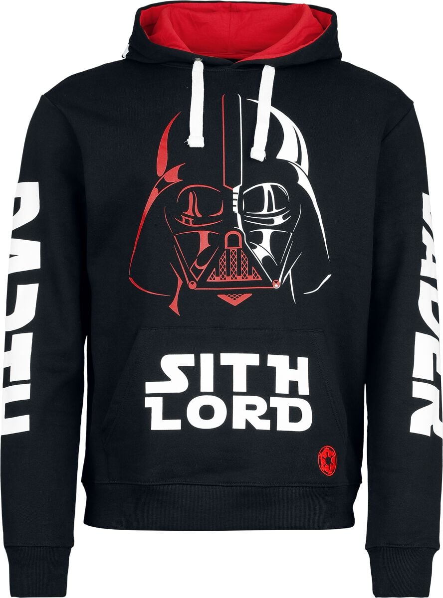 Sweat-shirt à capuche Disney de Star Wars - Sith Lord - S à XXL - pour Homme - noir - Star Wars