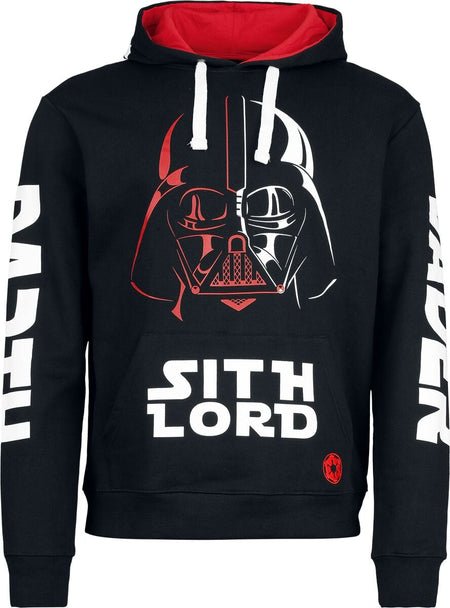 Sweat-shirt à capuche Disney de Star Wars - Sith Lord - S à XXL - pour Homme - noir - Star Wars