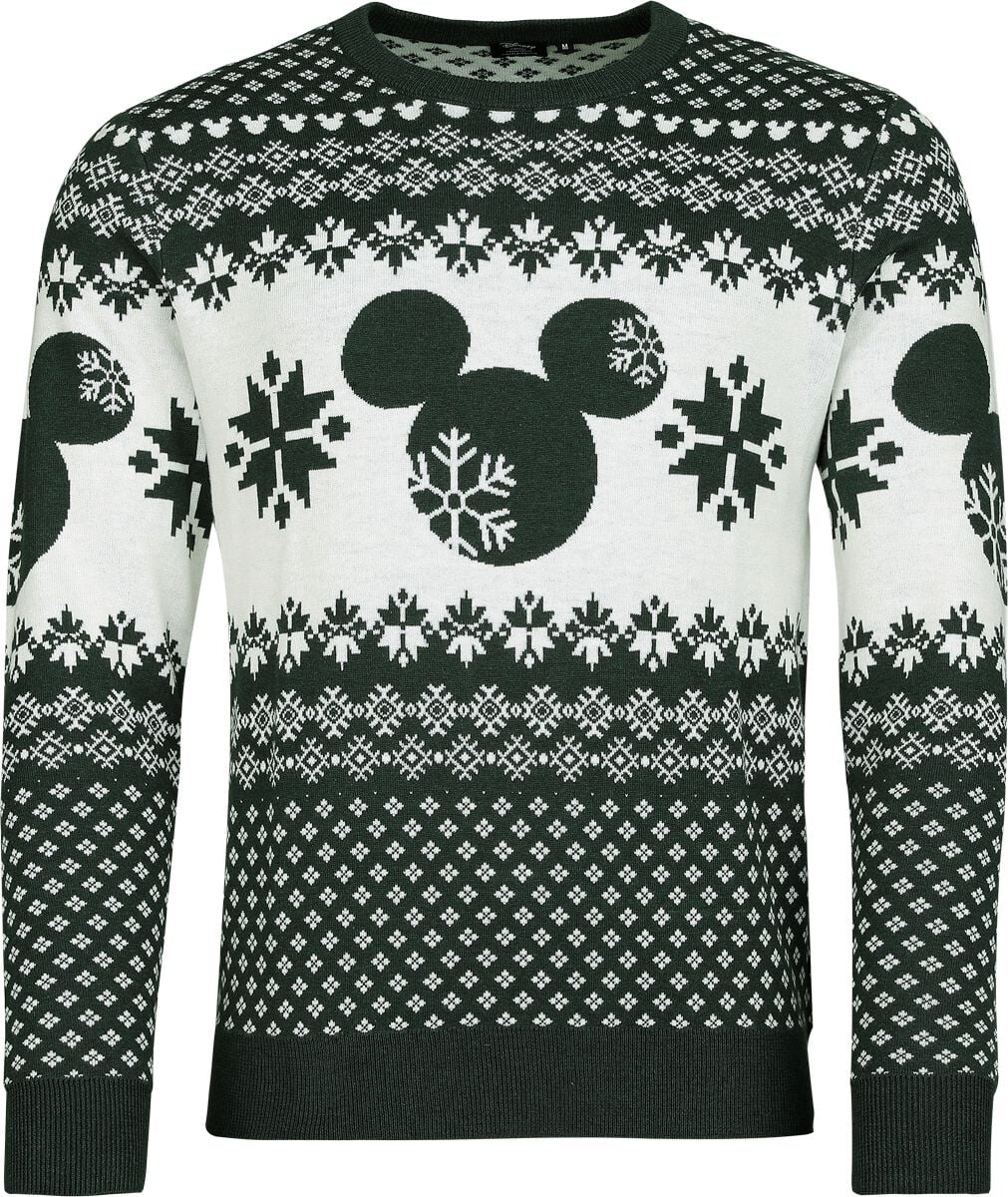 Pull de Noël Disney de Mickey & Minnie Mouse - S à XXL - pour Homme - multicolore - Mickey & Minnie Mouse