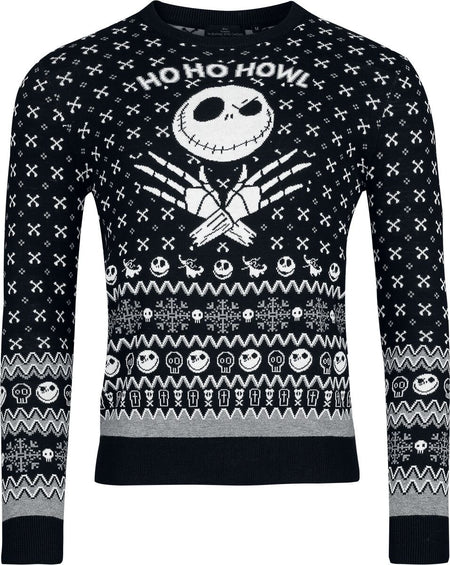Pull de Noël Disney de L'Étrange Noël De Monsieur Jack - Ho Ho Howl - S à XXL - pour Homme - multicolore - L'Étrange Noël De Monsieur Jack