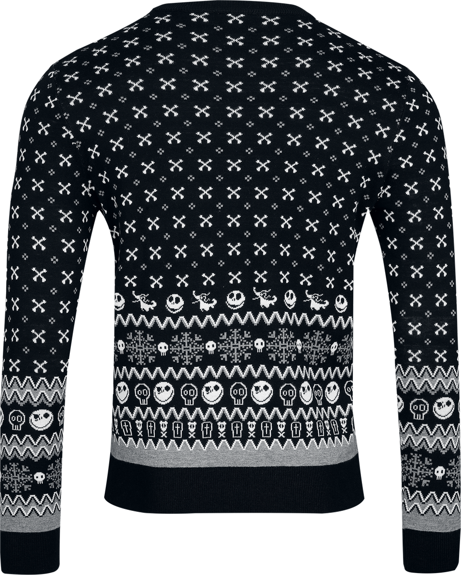 Pull de Noël Disney de L'Étrange Noël De Monsieur Jack - Ho Ho Howl - S à XXL - pour Homme - multicolore - L'Étrange Noël De Monsieur Jack - View 2