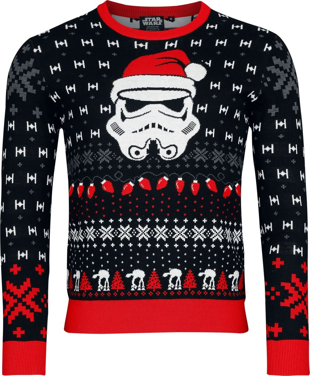 Pull de Noël Disney de Star Wars - Ugly Santa Trooper - S à XXL - pour Homme - multicolore - Star Wars