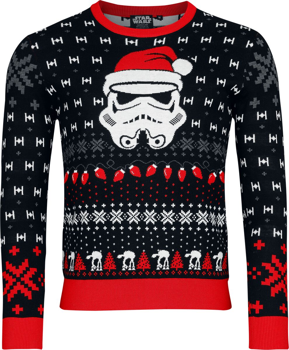 Pull de Noël Disney de Star Wars - Ugly Santa Trooper - S à XL - pour Homme - multicolore - Star Wars