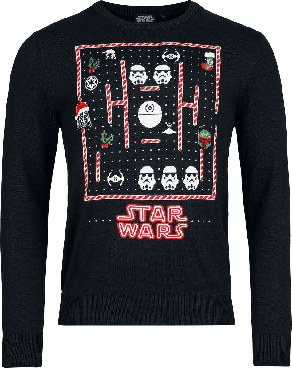 Pull de Noël Disney de Star Wars - Vintage Game - S à XXL - pour Homme - multicolore - Star Wars