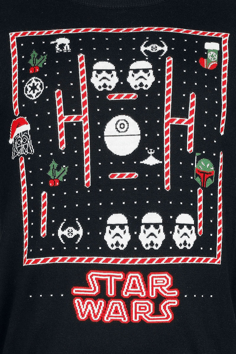 Pull de Noël Disney de Star Wars - Vintage Game - S à XXL - pour Homme - multicolore - Star Wars - View 2