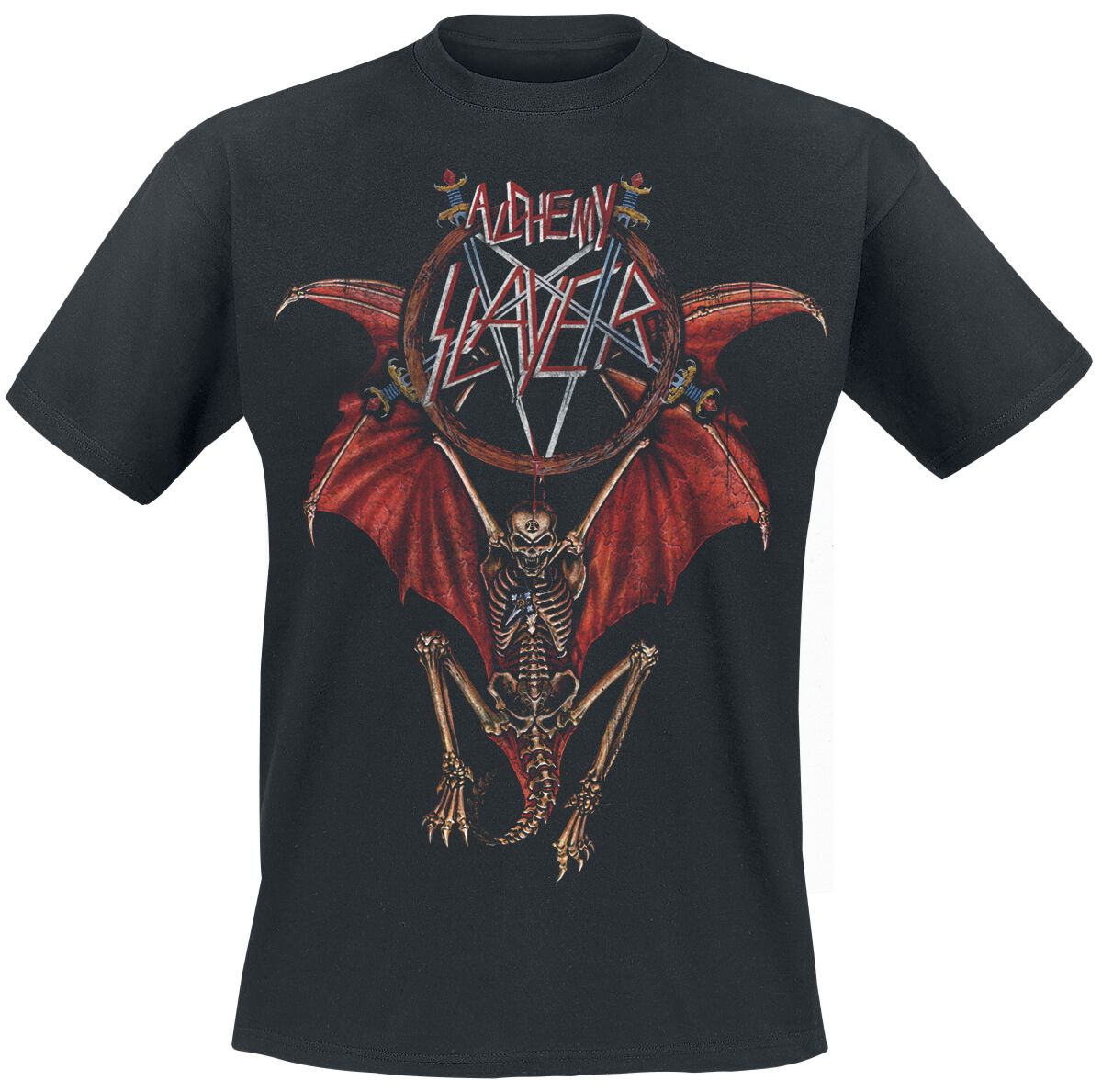 T-Shirt Manches courtes  de Slayer - Alchemy - Winged Demon - S à 5XL - pour Homme - noir - Slayer