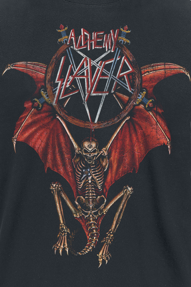 T-Shirt Manches courtes  de Slayer - Alchemy - Winged Demon - S à 5XL - pour Homme - noir - Slayer - View 2