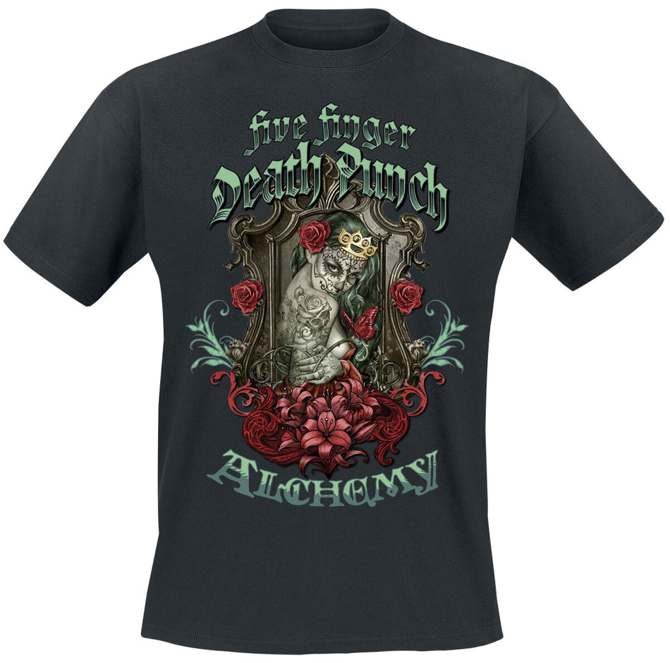 T-Shirt Manches courtes  de Five Finger Death Punch - Alchemy - Widows Weeds - S à 3XL - pour Homme - noir - Five Finger Death Punch