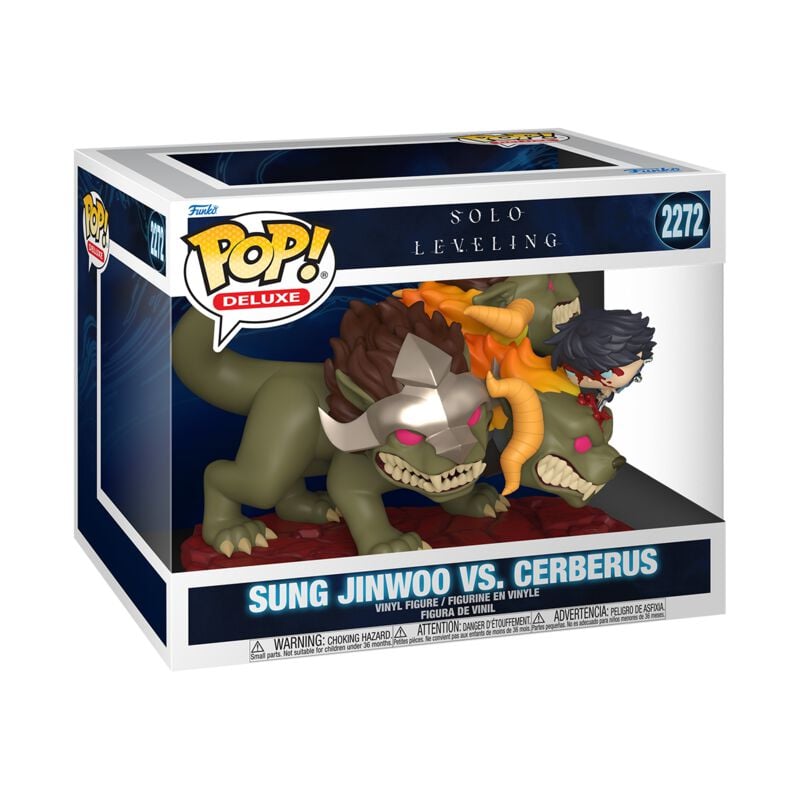 Solo Leveling - Sung Jinwoo Vs Cerberus - (Pop! Deluxe) Vinyl Figur 2272 - Funko Pop! - Funko Shop Europe - Solo Leveling