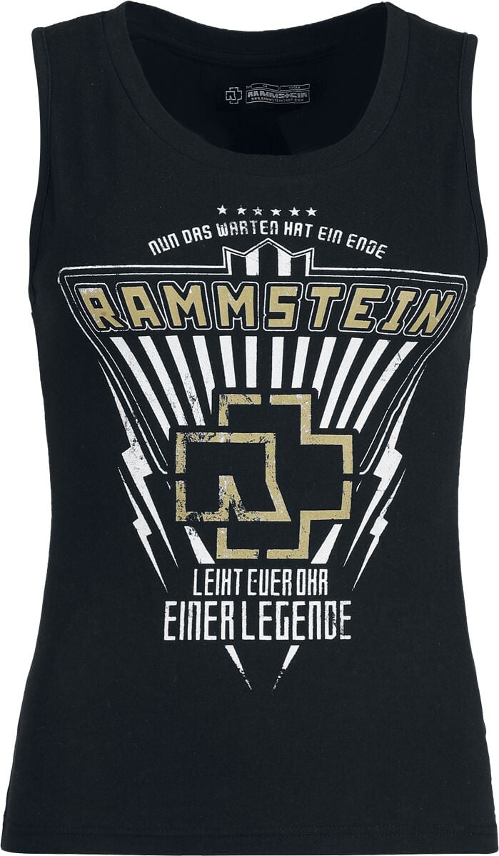 Top  de Rammstein - Legende - S à 3XL - pour Femme - noir - Rammstein
