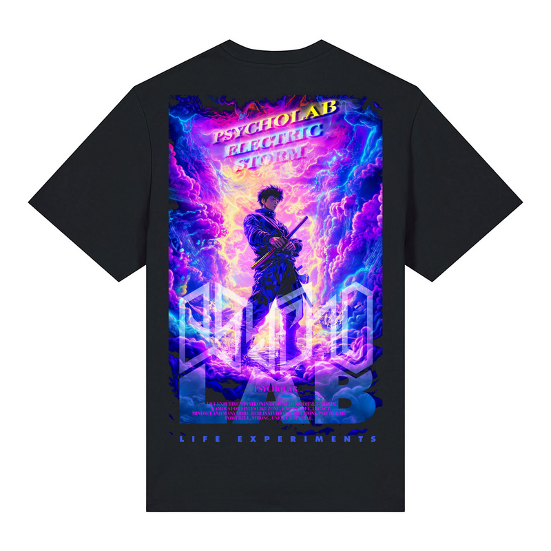 T-Shirt Manches courtes  de Psycholab - Electric - S à 3XL - pour Homme - noir - Psycholab - View 2