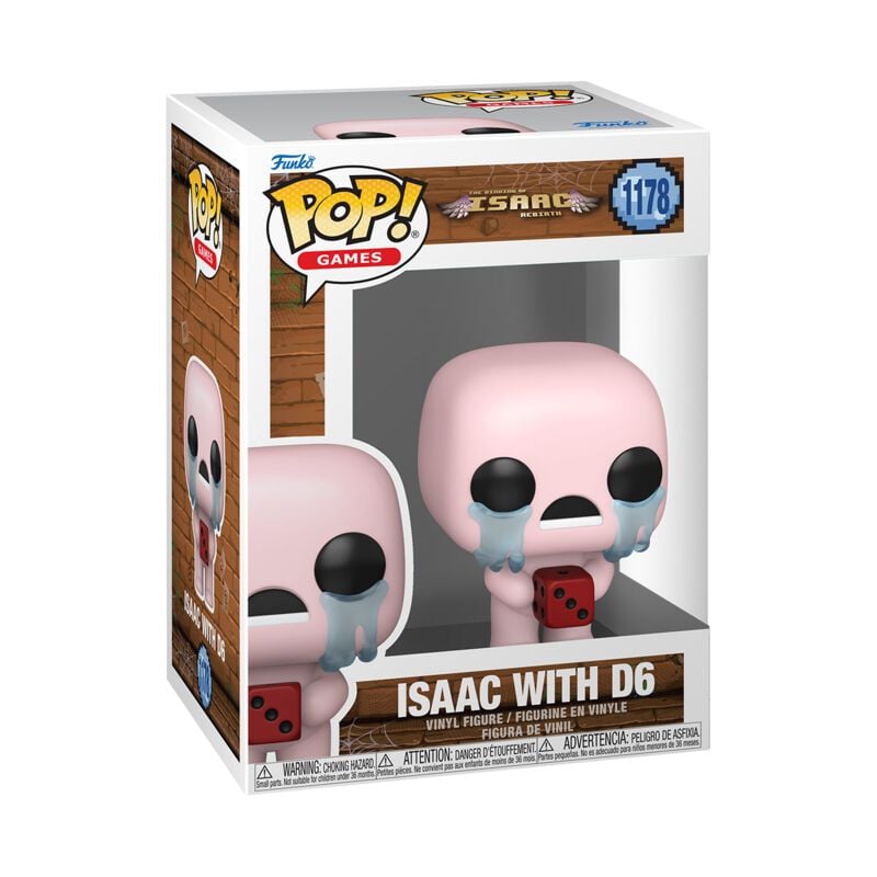 The Binding Of Isaac - Rebirth - Isaac avec D6 - Funko Pop! n°1178 - Funko Pop! - Funko Shop Europe - The Binding Of Isaac