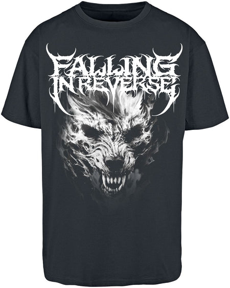 T-Shirt Manches courtes  de Falling In Reverse - Wolf - S à 5XL - pour Homme - noir - Falling In Reverse