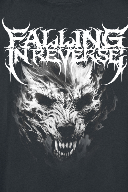 T-Shirt Manches courtes  de Falling In Reverse - Wolf - S à 5XL - pour Homme - noir - Falling In Reverse - View 2