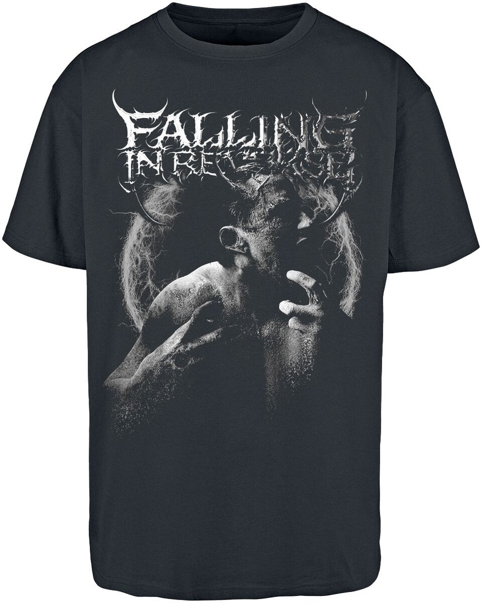 T-Shirt Manches courtes  de Falling In Reverse - Screaming - S à 5XL - pour Homme - noir - Falling In Reverse