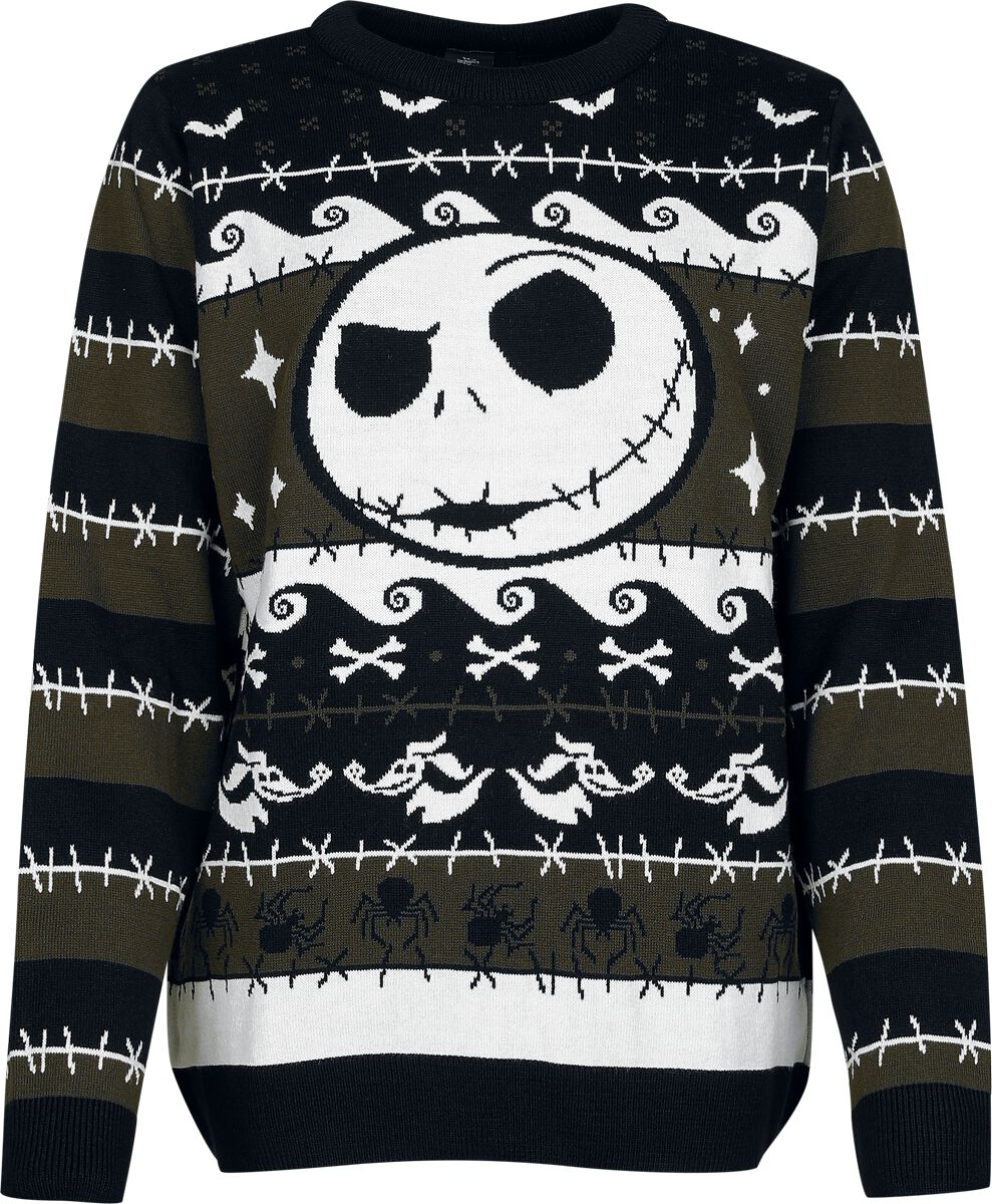 Pull de Noël Disney de L'Étrange Noël De Monsieur Jack - The Pumpkin King - S à XXL - pour Femme - multicolore - L'Étrange Noël De Monsieur Jack