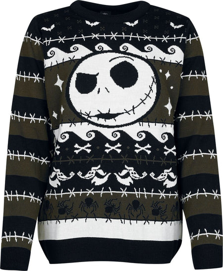 Pull de Noël Disney de L'Étrange Noël De Monsieur Jack - The Pumpkin King - S à XXL - pour Femme - multicolore - L'Étrange Noël De Monsieur Jack