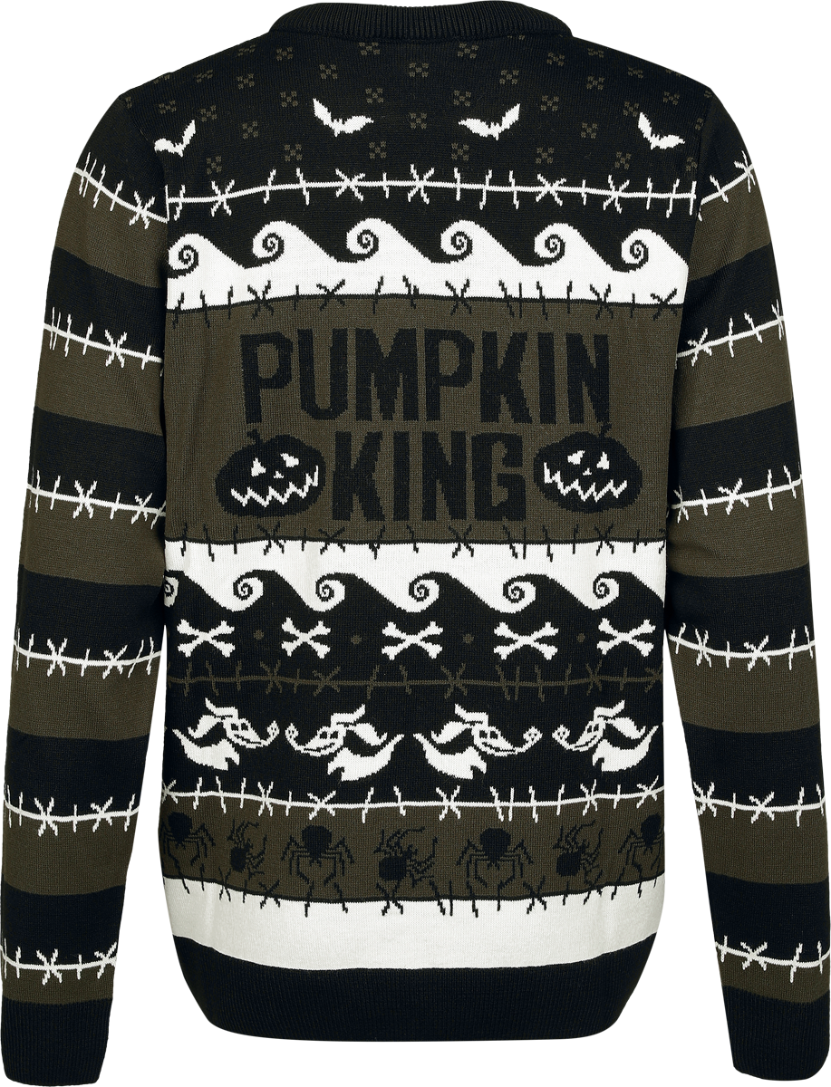 Pull de Noël Disney de L'Étrange Noël De Monsieur Jack - The Pumpkin King - S à XXL - pour Femme - multicolore - L'Étrange Noël De Monsieur Jack - View 2