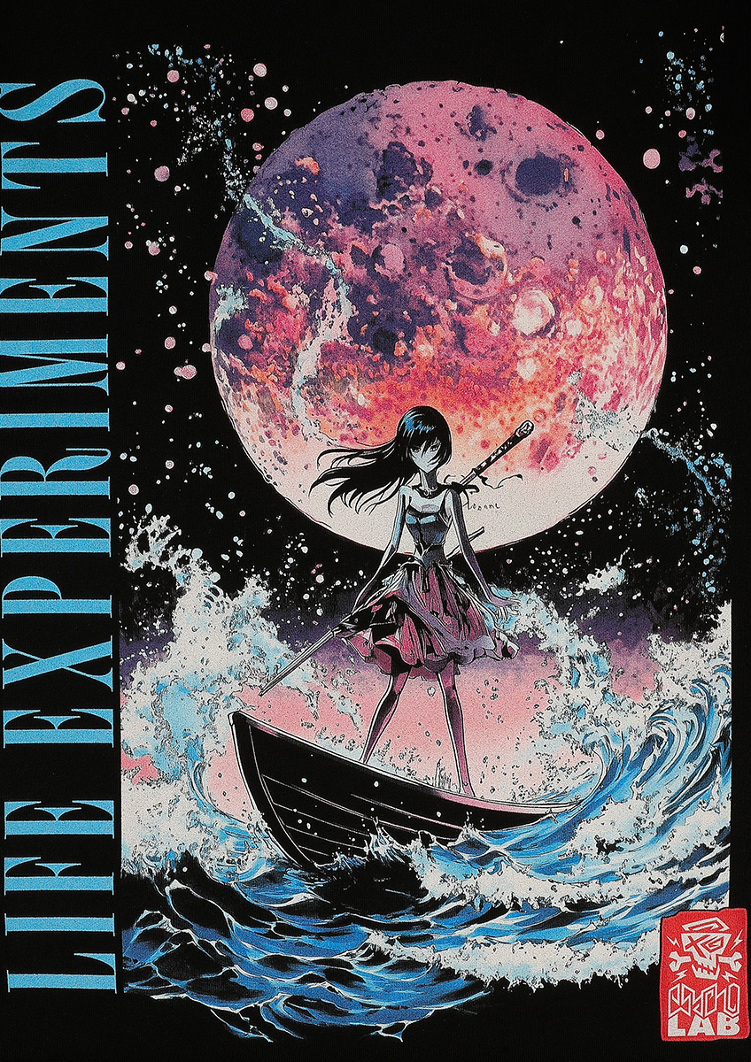 T-Shirt Manches courtes  de Psycholab - Sailor Girl - S à 3XL - pour Homme - noir - Psycholab - View 2