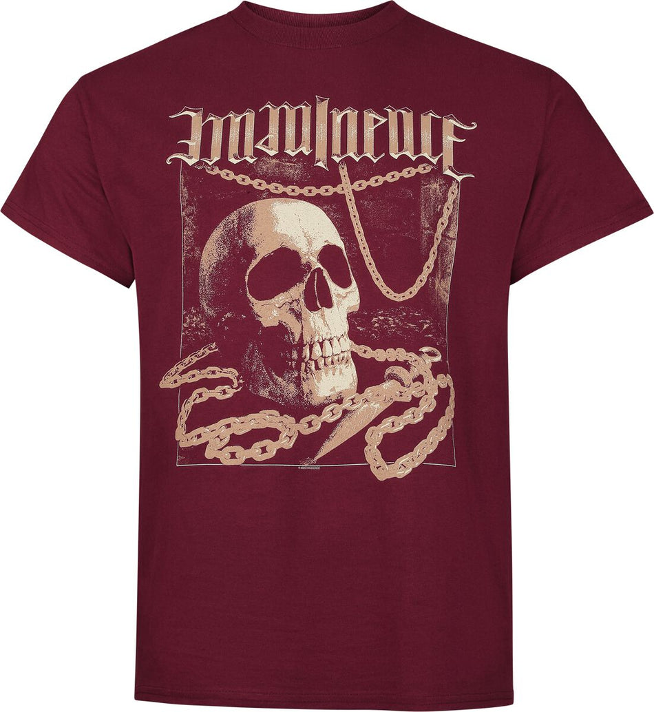 T-Shirt Manches courtes  de Imminence - Skull - S à XXL - pour Homme - rouge foncé - Imminence