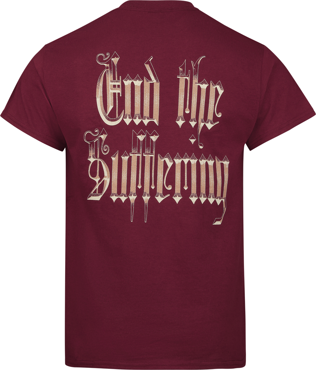 T-Shirt Manches courtes  de Imminence - Skull - S à XXL - pour Homme - rouge foncé - Imminence - View 2