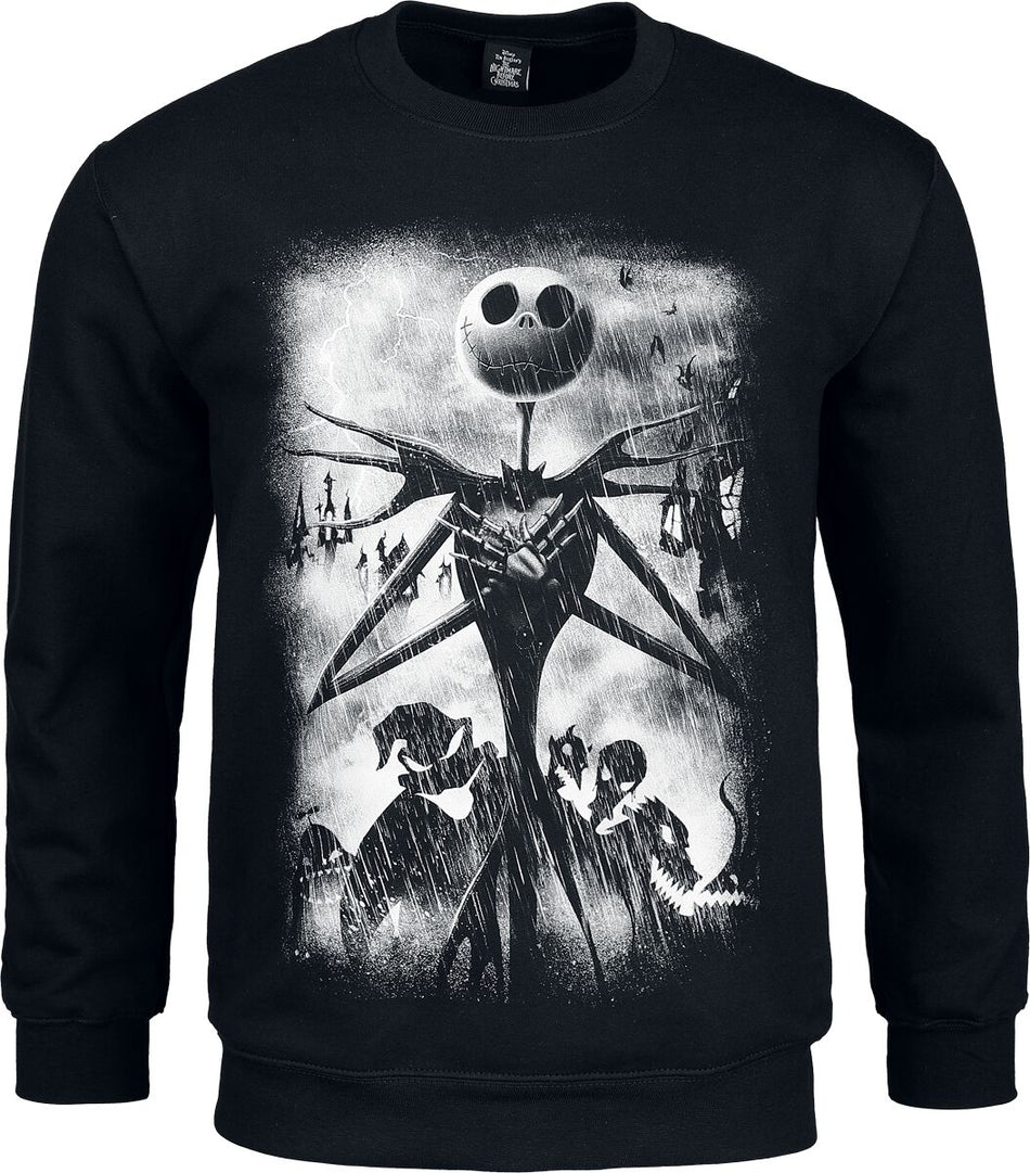 Sweat-shirt Disney de L'Étrange Noël De Monsieur Jack - The Horror Scene - S à XXL - pour Femme - noir - L'Étrange Noël De Monsieur Jack