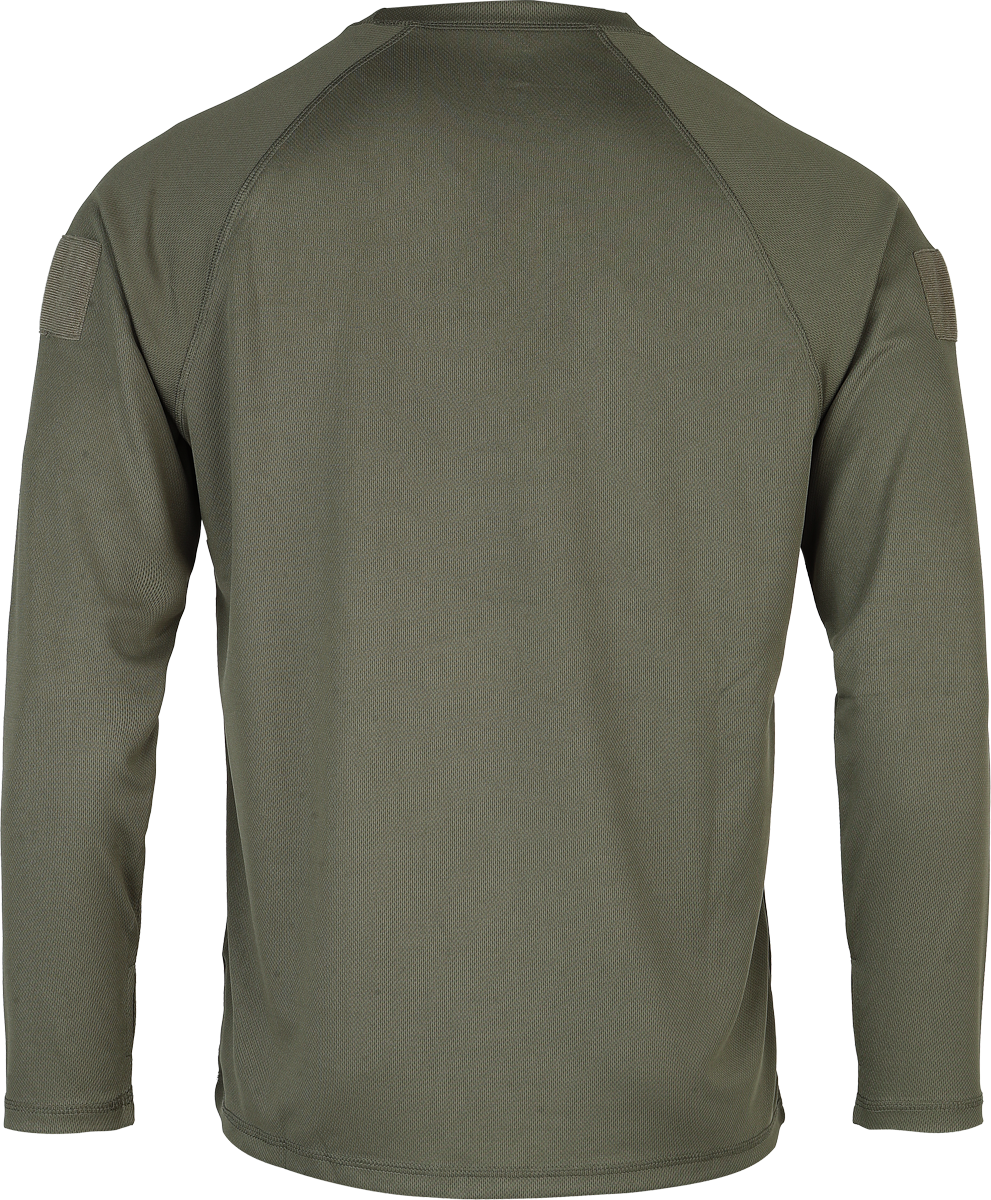 T-shirt manches longues  de Brandit - Top à manches longues et séchage rapide - S à M - pour Homme - olive - Brandit - View 2