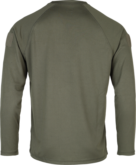 T-shirt manches longues  de Brandit - Top à manches longues et séchage rapide - S à M - pour Homme - olive - Brandit - View 2