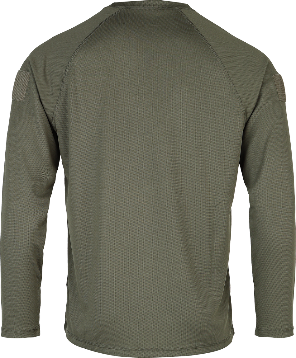 T-shirt manches longues  de Brandit - Top à manches longues et séchage rapide - S à M - pour Homme - olive - Brandit - View 2