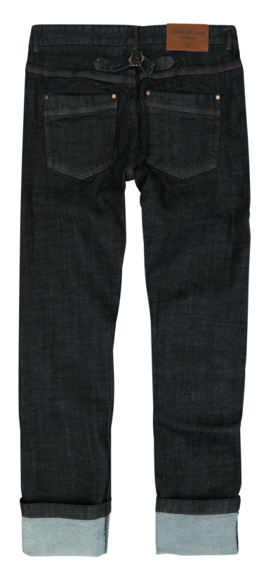 Jean Rockabilly de King Kerosin - Robin With Chinchback - W30L32 à W40L32 - pour Homme - bleu foncé - King Kerosin - View 2