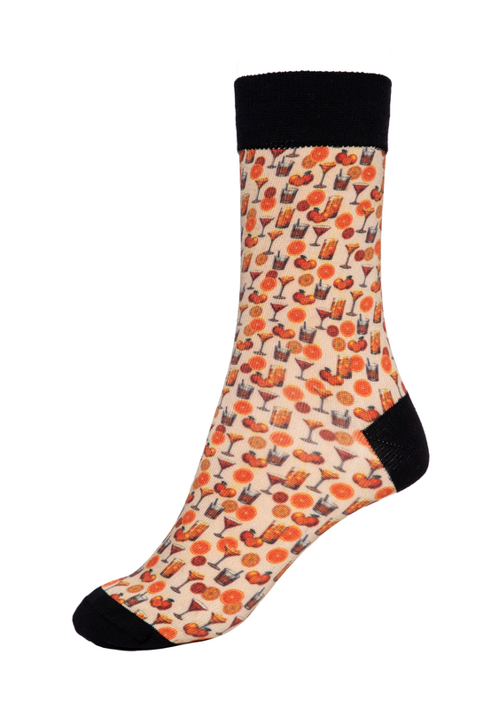 Chaussettes Rockabilly de King Kerosin - Cocktail - Chaussettes - EU39-42 à EU 43-46 - pour Homme - multicolore - King Kerosin - View 2