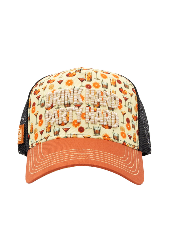 Casquette Rockabilly de King Kerosin - Drink Hard Party Hard - Casquette - pour Unisexe - multicolore - King Kerosin - View 2