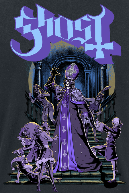 T-Shirt Manches courtes  de Ghost - Masquerade - S à 5XL - pour Homme - noir - Ghost - View 2